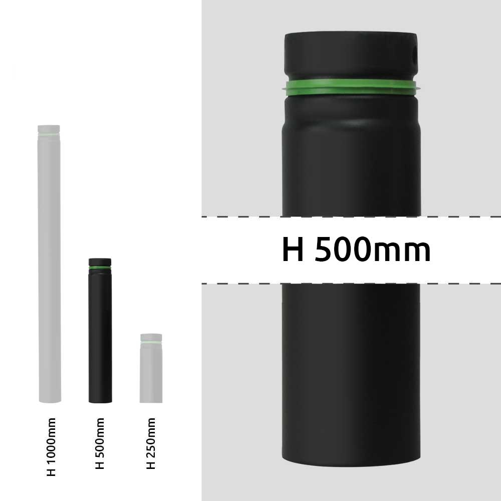 Matt Pipe Pellet Fit Light Ultra Matt pipe L500mm - Save S.r.l.