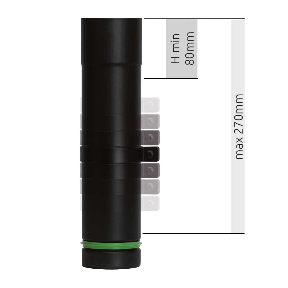 Staedtler Tubo Telescopico - Porta Disegni Espandibile Da 71 A 124 Cm - Foto 1