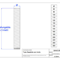 disegno-tecnico-save-air-tubo-flessibile-alluminio